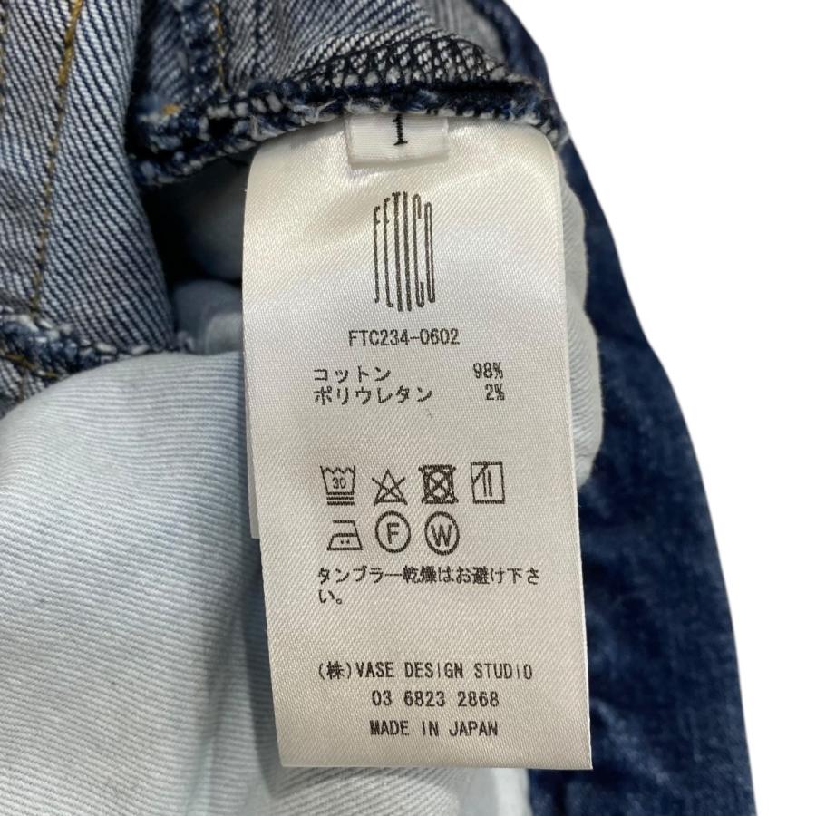 フェティコ FETICO 23AW WASHED HIGH RISE STRAIGHT JEANS フェティコ FETICO 23AW WASHED HIGH RISE STRAIGHT JEANS