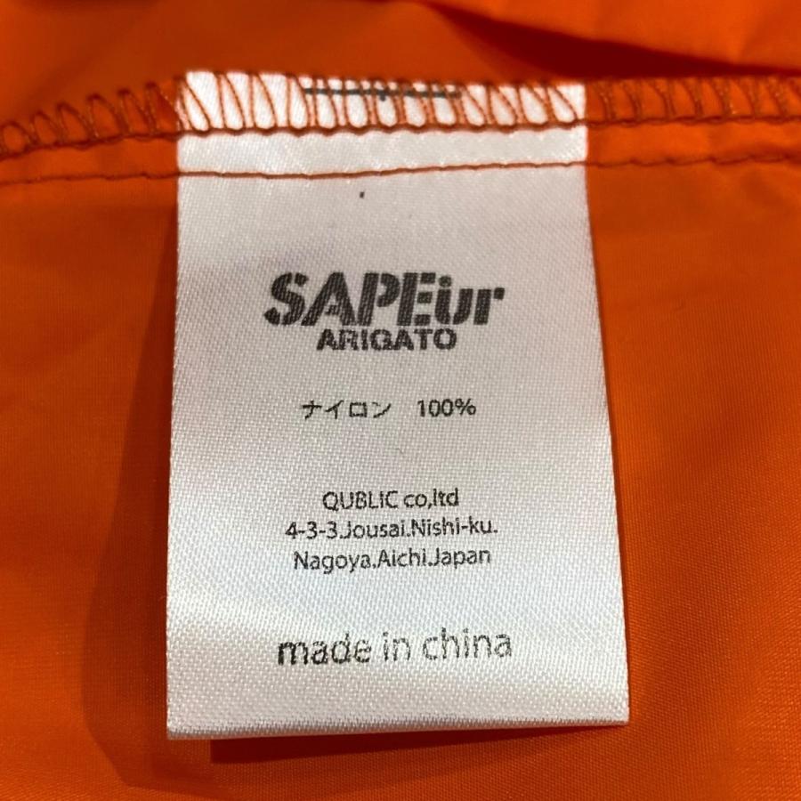 値下げ】SAPEur ナイロンジャケット A0025-125 オレンジ サイズ：XXL 