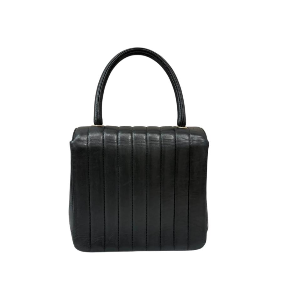 CHANEL（シャネル） マドモアゼル ラムスキン ハンドバッグ ブラック