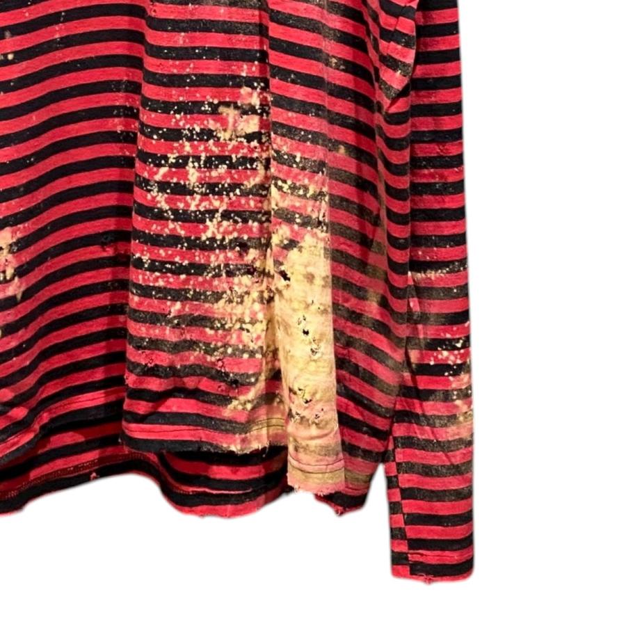 ZAC VARGAS ザックバルガス ダメージ加工Tシャツ レッド