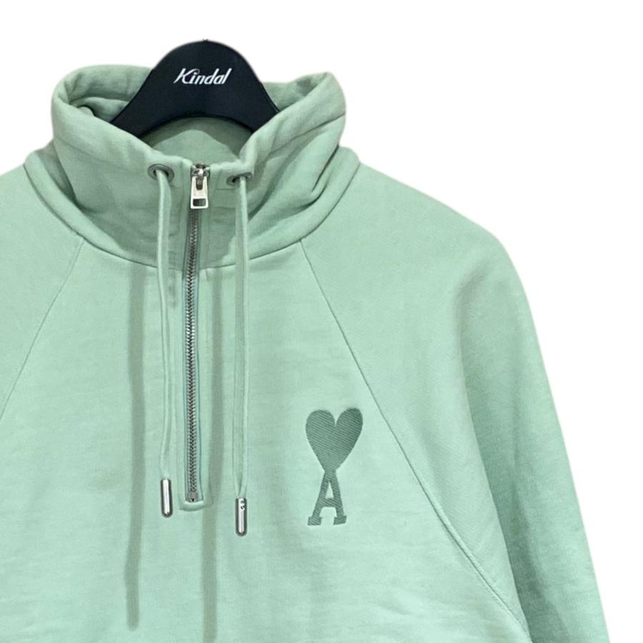 アミパリス AMI PARIS ハーフジップスウェット E22USW502．747