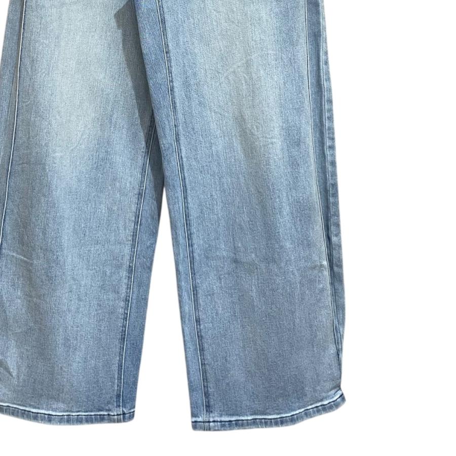ワイドデニムパンツ ライトインディゴ BLUE FRONCE ブルーフロンス ワイドデニムパンツ ライトインディゴ BLUE FRONCE ブルーフロンス