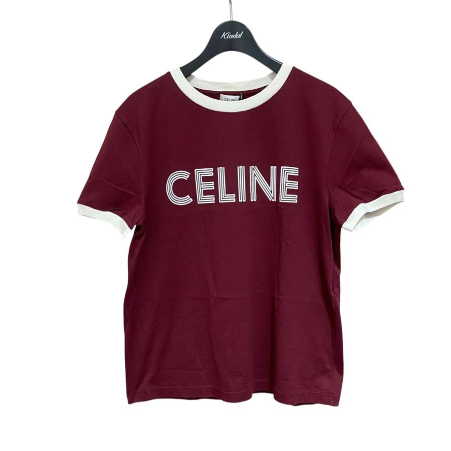 CELINE tシャツ CELINE】セリーヌ『16 ロゴ プリント 長袖Tシャツ sizeXXL』2X85N507Z