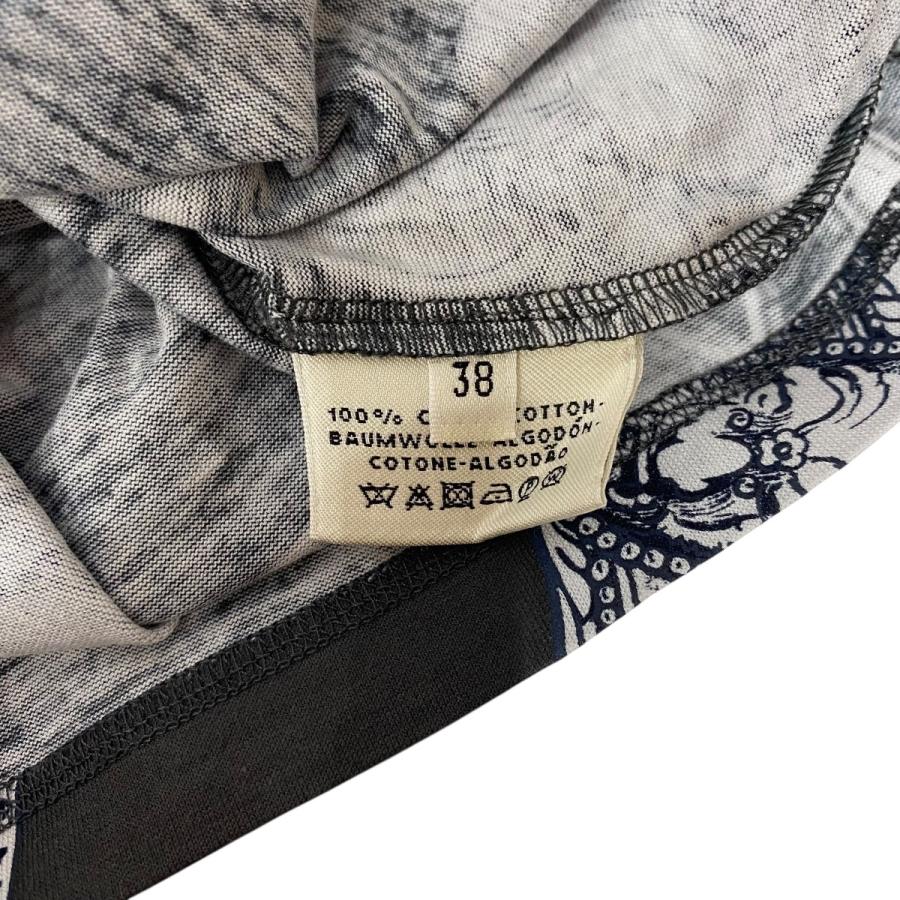 HERMES（エルメス） 総柄Tシャツ グレー サイズ：38 : カインドオル