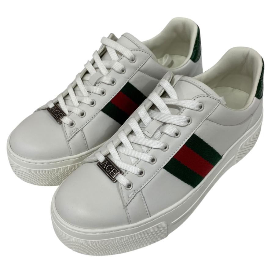 GUCCI（グッチ） シェリーラインスニーカー 721399 ホワイト サイズ 