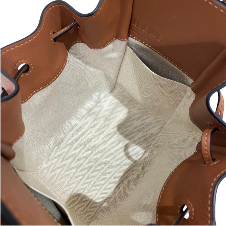 LOEWE（ロエベ） ハンモック ドローストリング ミニ ブラウン