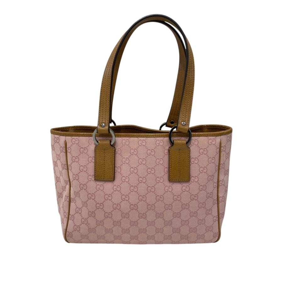 GUCCI（グッチ） GUCCI GGキャンバストートバッグ 113019 ピンク
