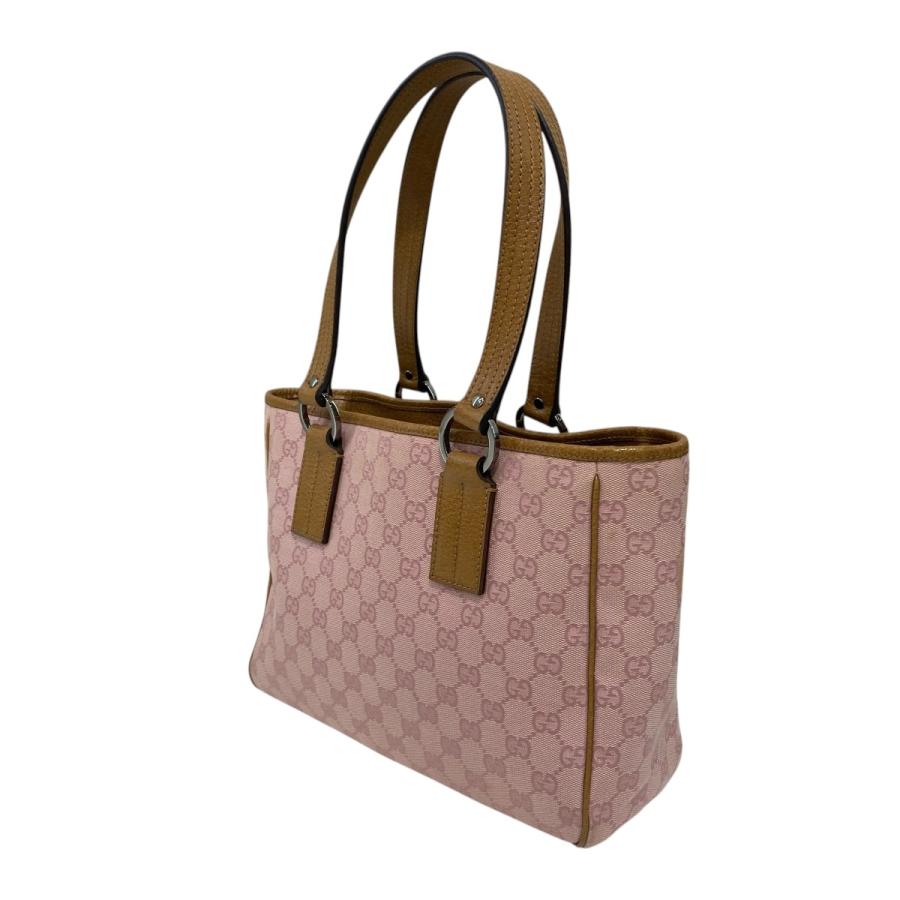 GUCCI（グッチ） GUCCI GGキャンバストートバッグ 113019 ピンク