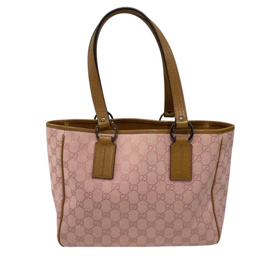 GUCCI（グッチ） GUCCI GGキャンバストートバッグ 113019 ピンク