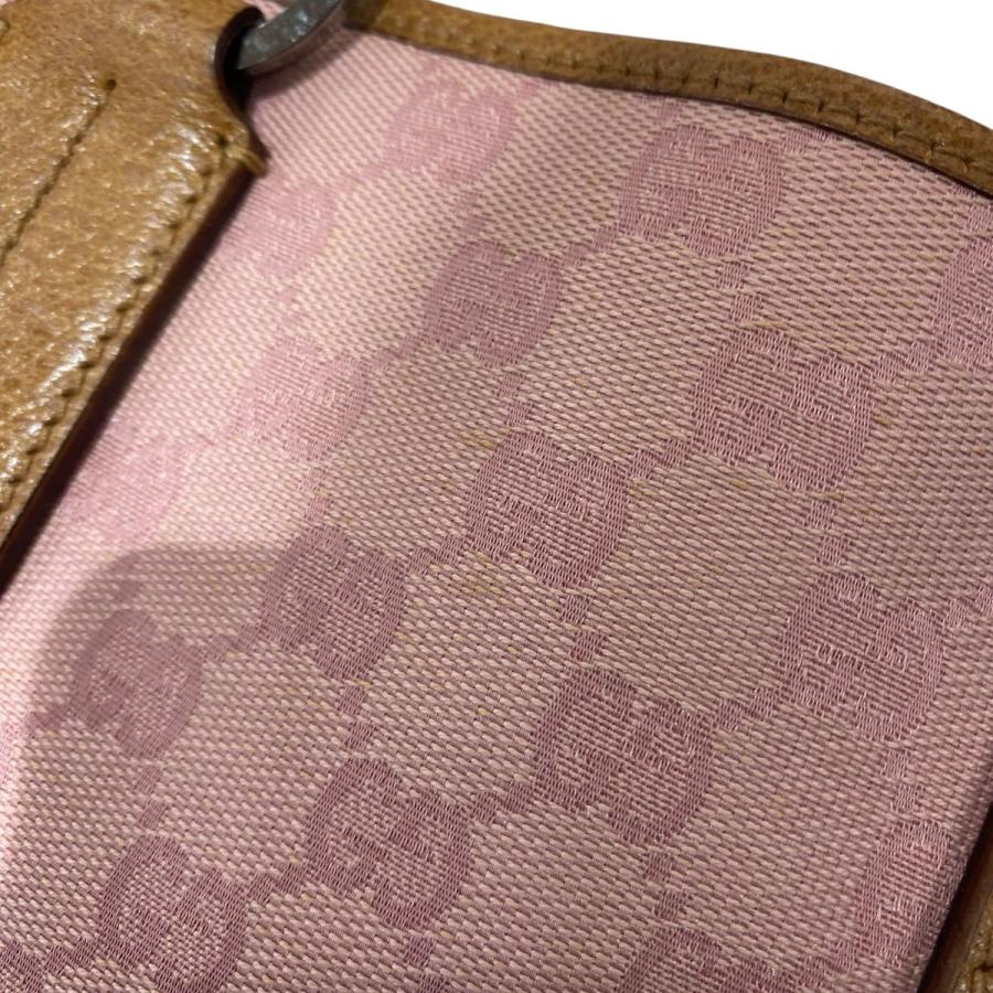 GUCCI（グッチ） GUCCI GGキャンバストートバッグ 113019 ピンク