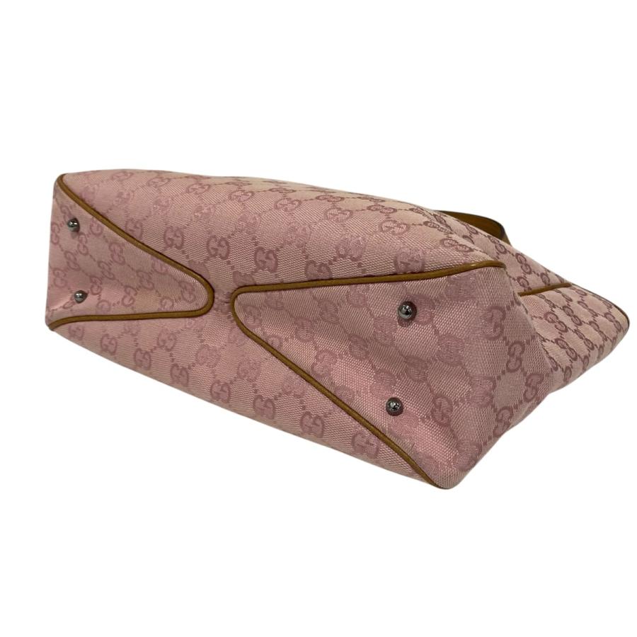 GUCCI（グッチ） GUCCI GGキャンバストートバッグ 113019 ピンク