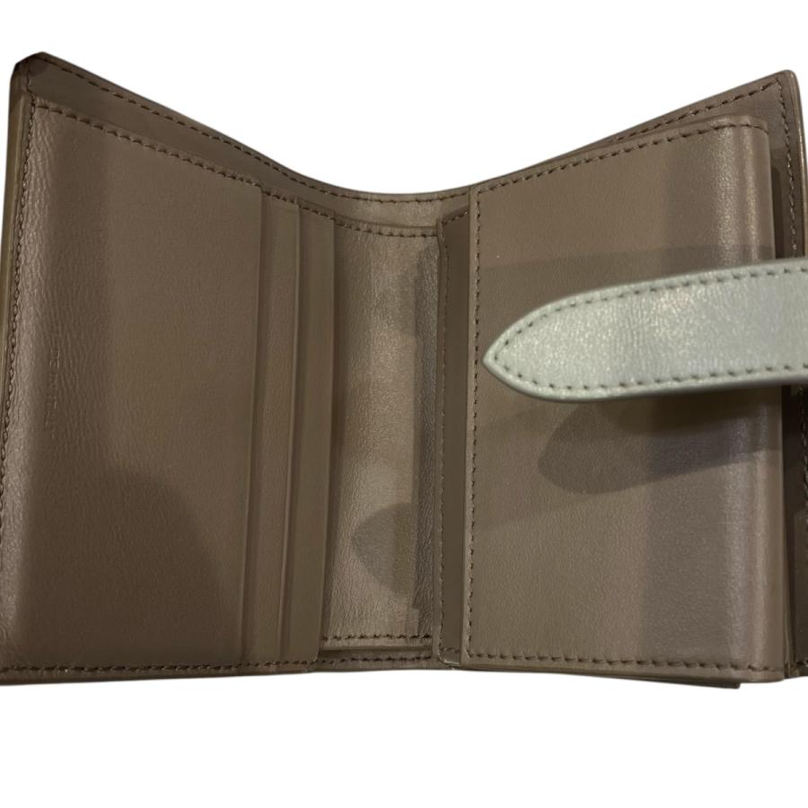 セリーヌ　二つ折り　財布　ベージュ セリーヌ 二つ折り財布/ミニ財布 財布 レディース スモール ストラップ
