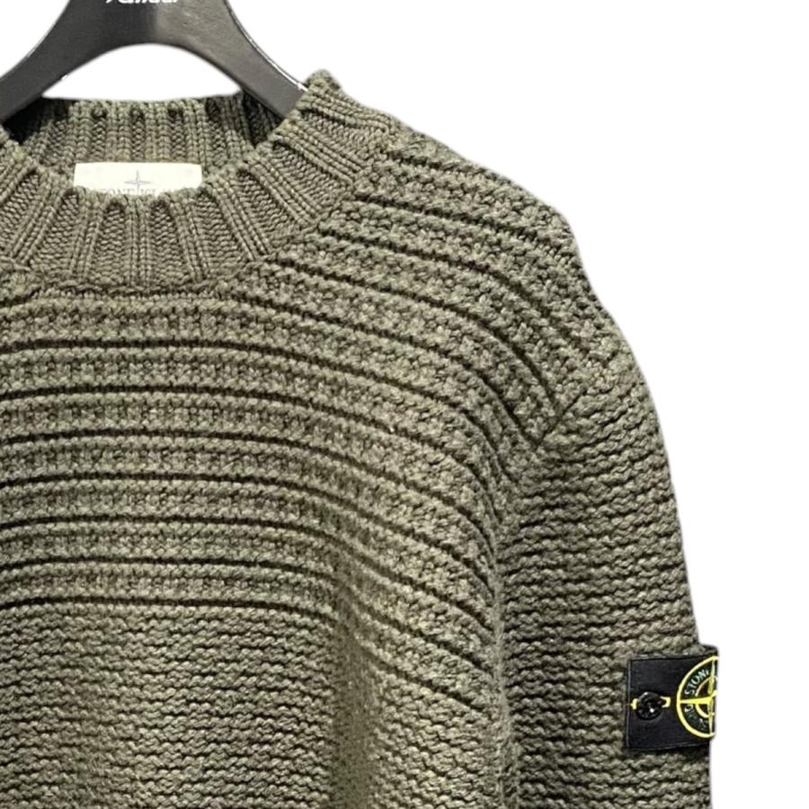 ストーンアイランド STONE ISLAND K2S155100054 クルーネックニット カーキ サイズ：XL_2