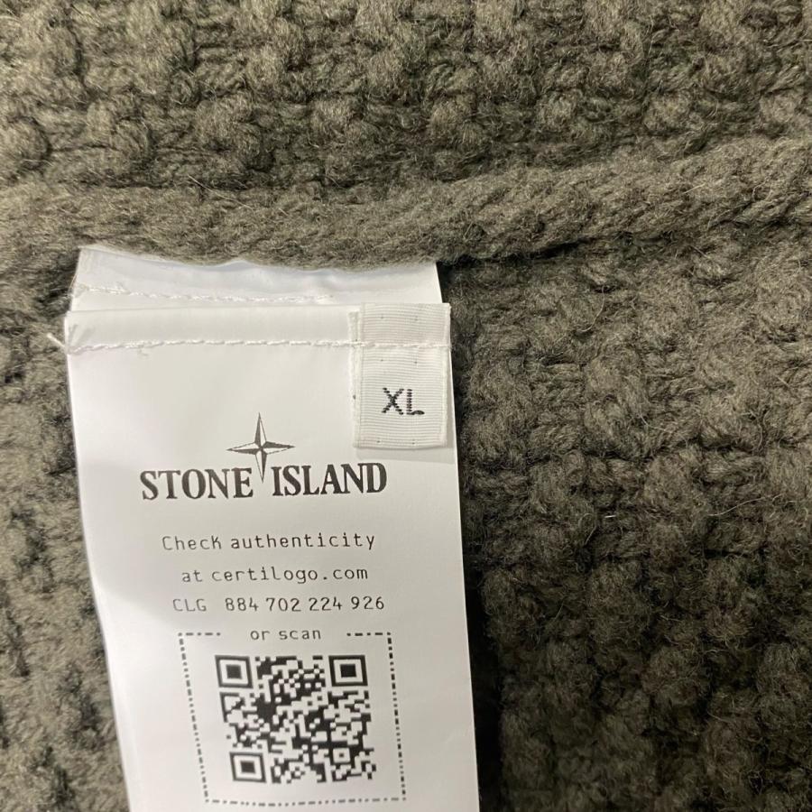 ストーンアイランド STONE ISLAND K2S155100054 クルーネックニット カーキ サイズ：XL_4