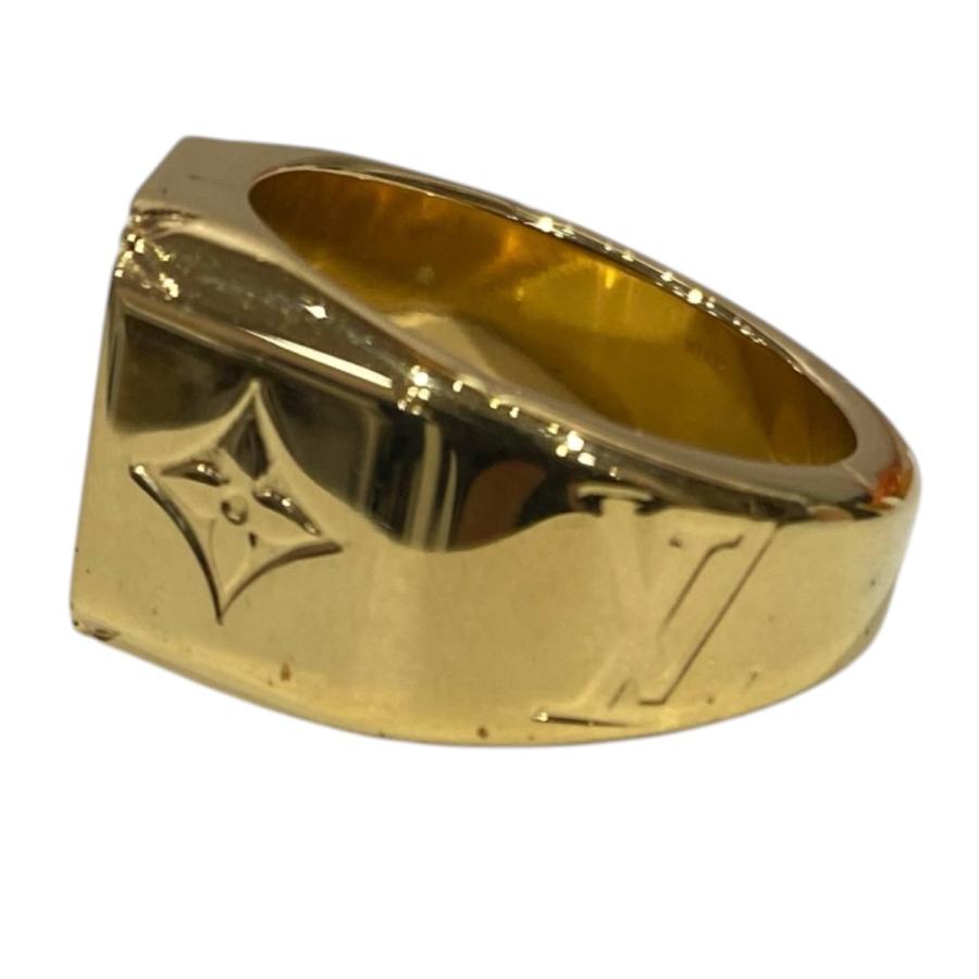 ルイヴィトン LOUIS VUITTON リング・指輪 シグネットリング モノグラム M80191 ゴールド LOUIS VUITTON ルイヴィトン M80191 シグネットリング リング・指輪