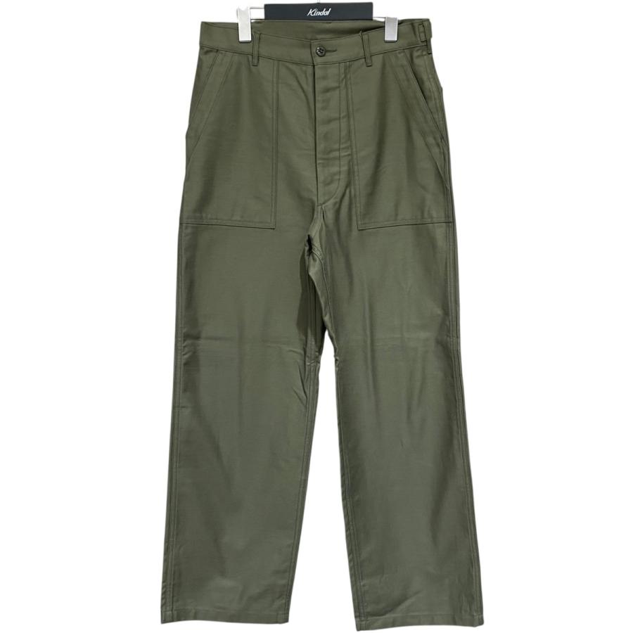 HYKE（ハイク） HYKE BACK SATIN BAKER PANTS 13235 カーキ サイズ：XL 