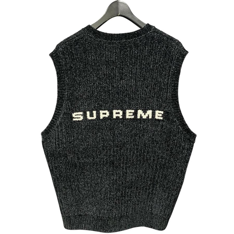 Supreme シュプリーム 黒 ベスト メンズ M ジャケット 刺繍 Supreme（シュプリーム） ロゴ刺繍ベスト ブラック サイズ：XL