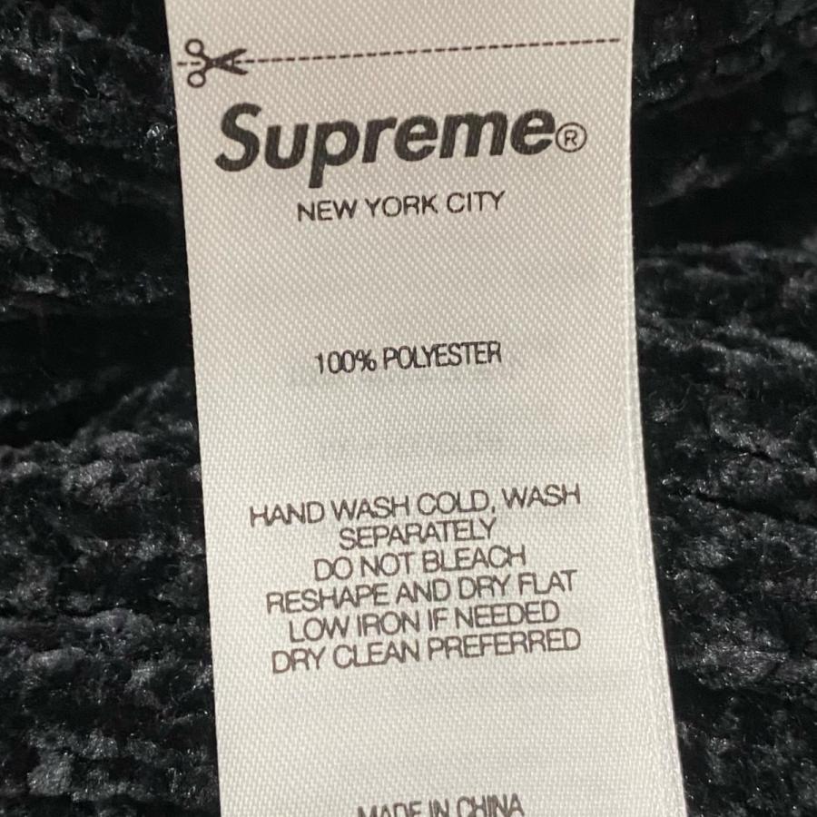 Supreme（シュプリーム） ロゴ刺繍ベスト ブラック サイズ：XL