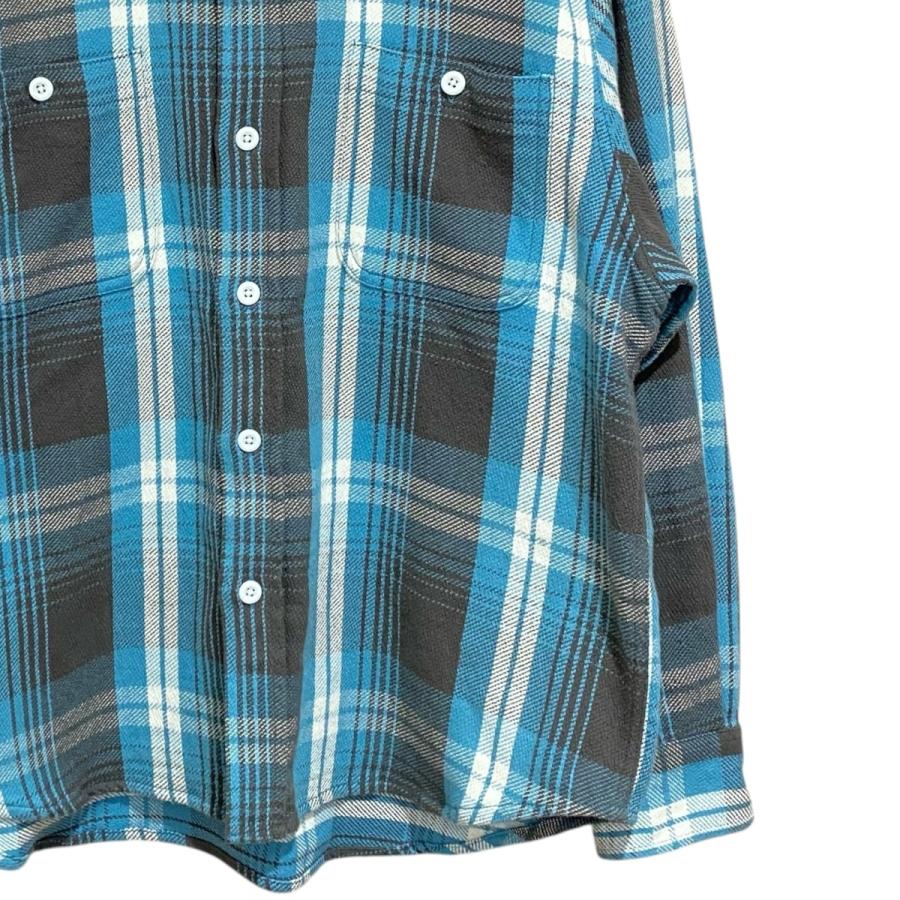 WACKO MARIA（ワコマリア） WACKO MARIA CHECK FLANNEL SHIRT ブルー