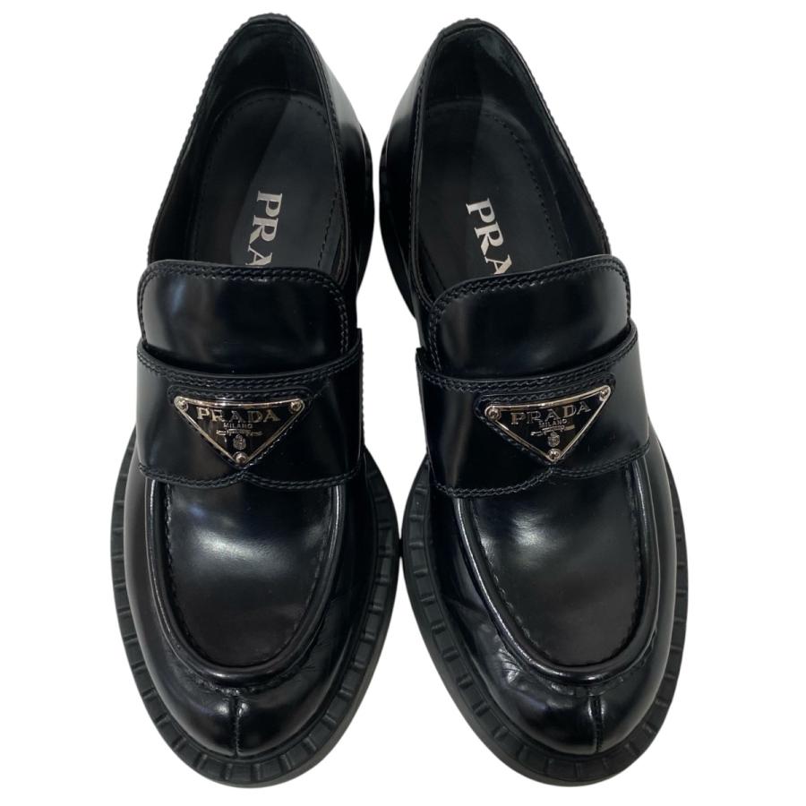 PRADA（プラダ） チョコレートローファー ブラック サイズ：34 1/2 