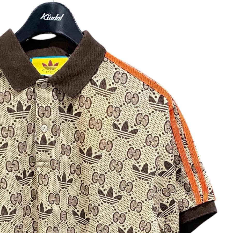GUCCI（グッチ） 【値下げ】GUCCI×adidas GGロゴ ポロシャツ 700497