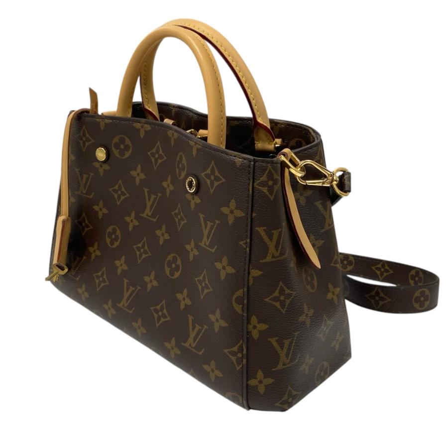ルイヴィトン M41055 ショルダーバッグ ブラウン  LOUIS VUITTON モンテーニュBB モノグラム LOUIS VUITTON（ルイ・ヴィトン） モンテーニュBB M41055 ブラウン