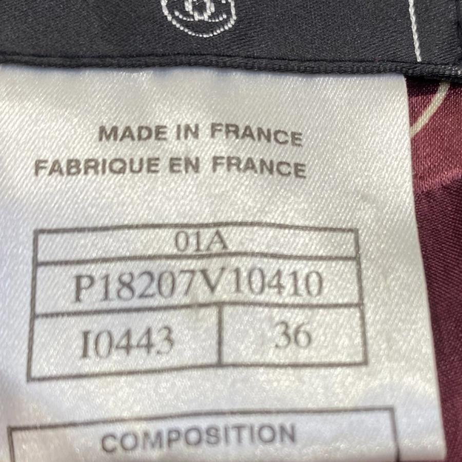 CHANEL（シャネル） CHANEL coco総柄スカート P18207V10410 レッド