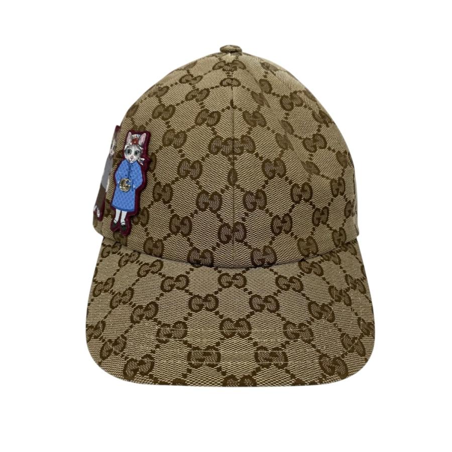 グッチ GUCCI×ヒグチユウコ GGキャンパス キャップ 847862 ブラウン サイズ：M_2