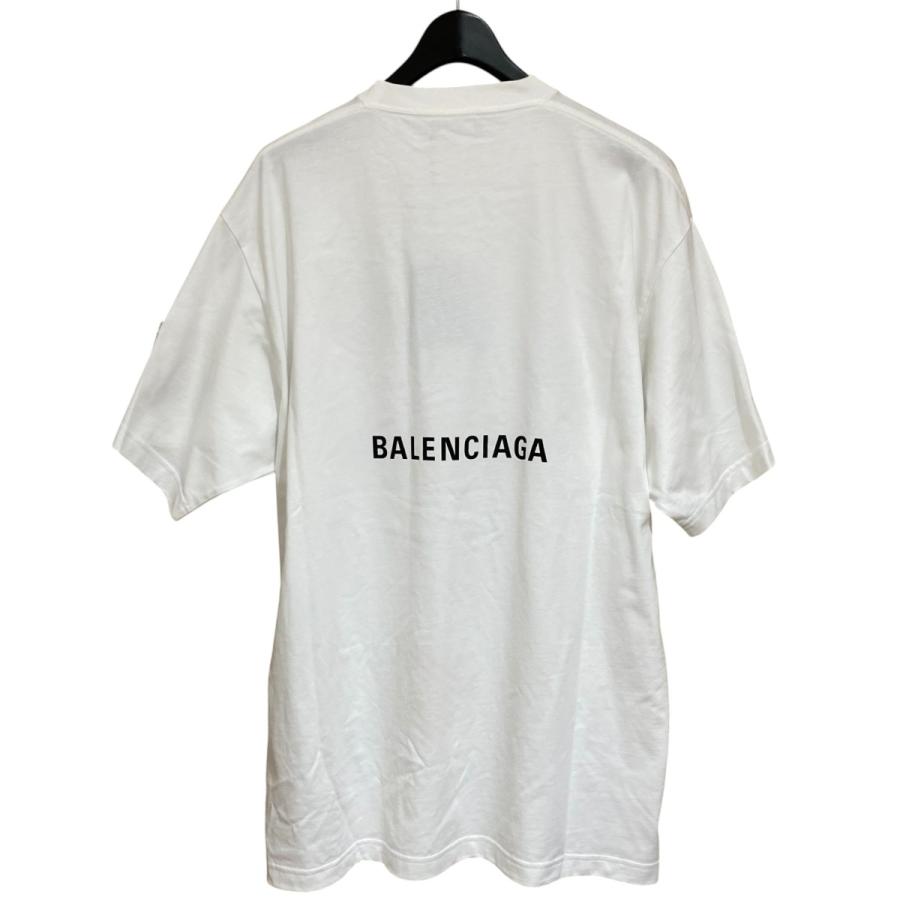 BALENCIAGA（バレンシアガ） BALENCIAGA NASA Tシャツ 651795 ホワイト