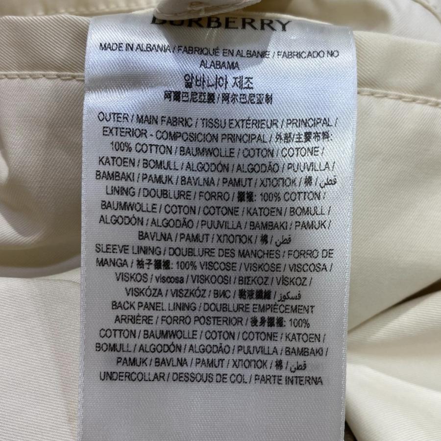 BURBERRY（バーバリー） トレンチコート 8083207 アイボリー サイズ