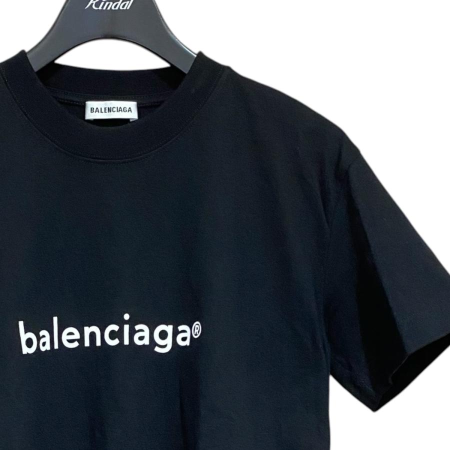 BALENCIAGA（バレンシアガ） ロゴTシャツ 612964 ブラック サイズ：L