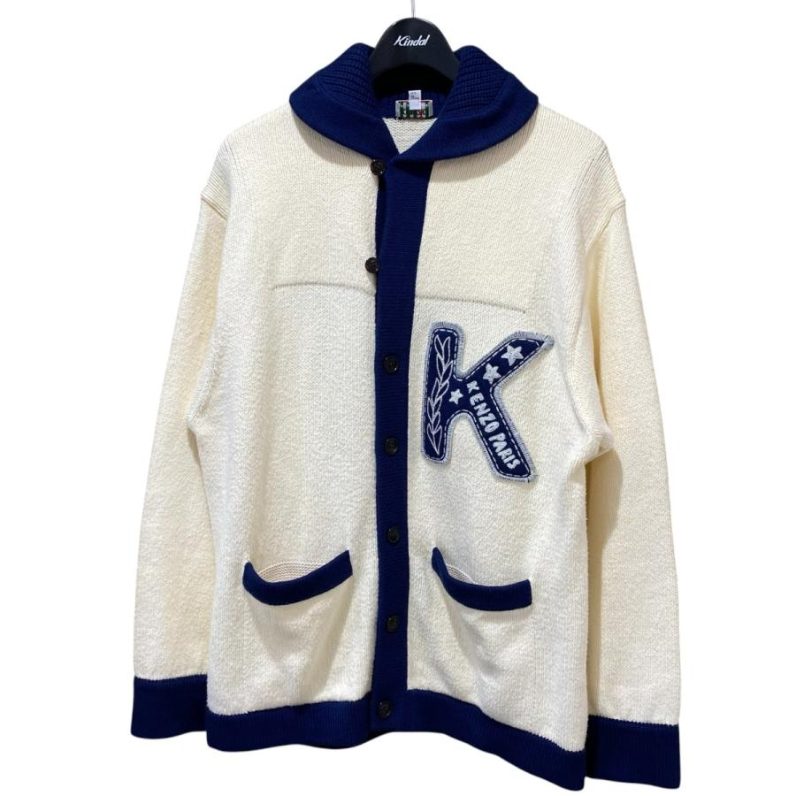 KENZO（ケンゾー） KENZO Varsity カーディガン FE55CA4453BD ホワイト 