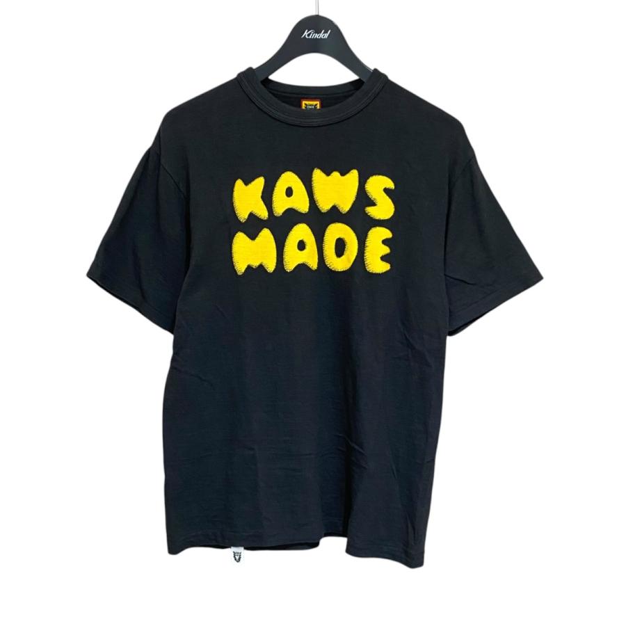 ヒューマンメイド HUMAN MADE×KAWS KAWS MADE Tシャツ ブラック サイズ