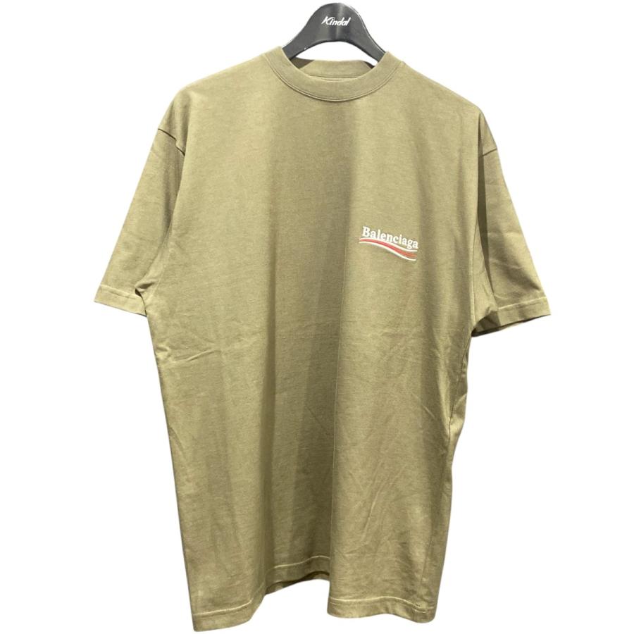 BALENCIAGA（バレンシアガ） キャンペーンロゴTシャツ 641675 カーキ