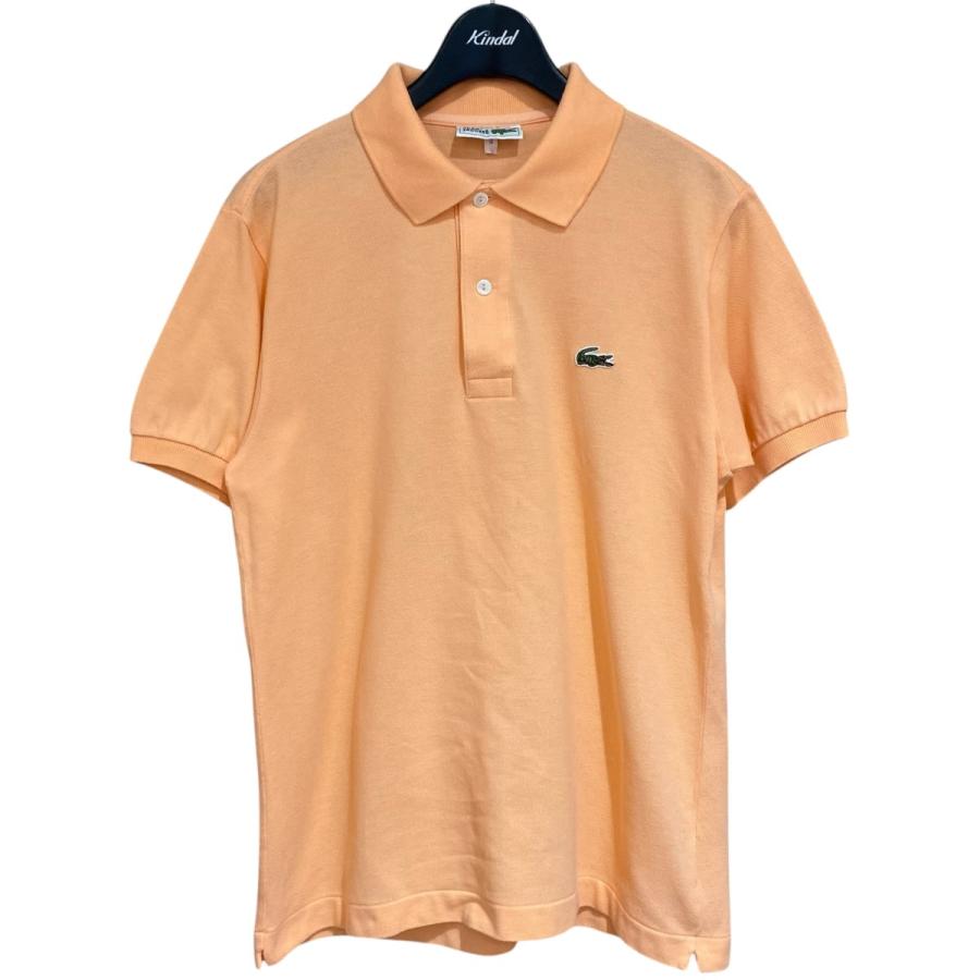 みかん＜LACOSTE＞ポロシャツ　ラコステ　ベージュ　サイズ3 LACOSTE（ラコステ） ポロシャツ L-1212 オレンジ サイズ：3
