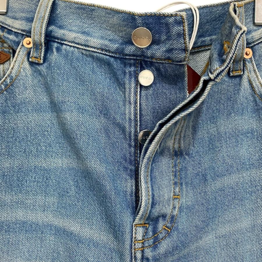 GUCCI（グッチ） ホースビットワイドデニムパンツ 847371 インディゴ