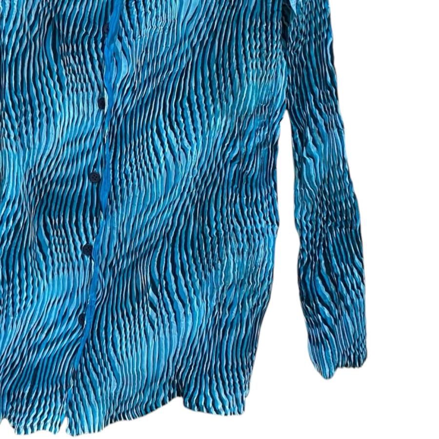 ISSEY MIYAKE（イッセイミヤケ） 総柄プリーツカーディガン IM81FJ113