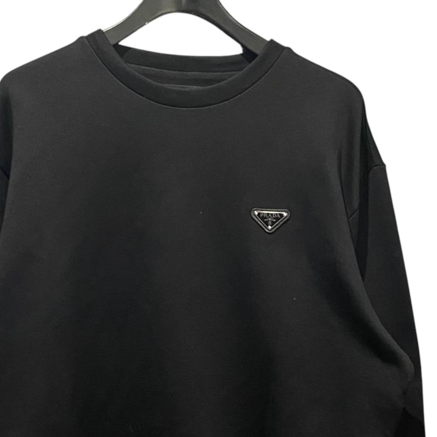 PRADA トライアングルロゴ スウェット PRADA（プラダ） トライアングルロゴスウェット UJL90B ブラック