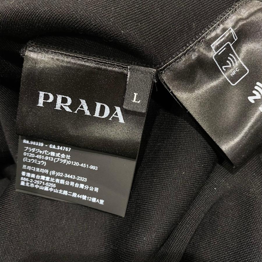 PRADA（プラダ） トライアングルロゴスウェット UJL90B ブラック