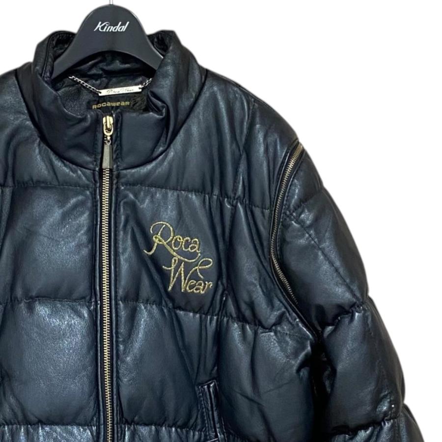 ROCA WEAR レザージャケット 革ジャン ROCAWEAR（ロカウェア） レザージャケット ブラック サイズ：XL