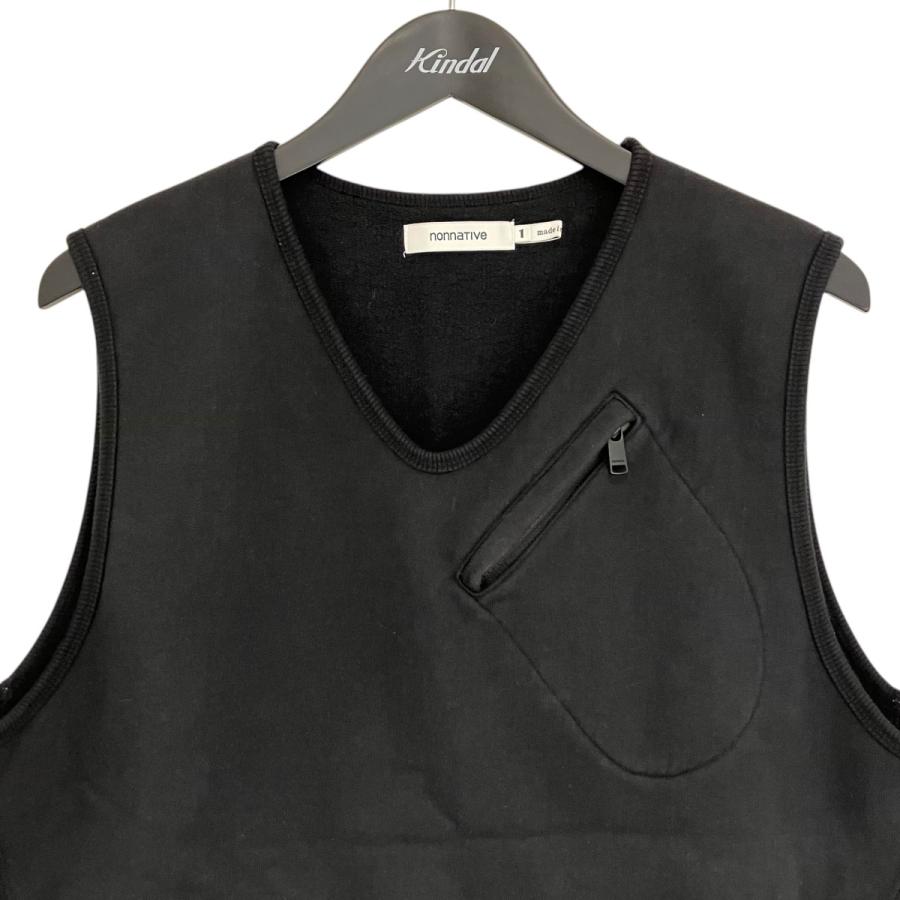 nonnative NN-V4004 ネイビー ベスト HIKER VEST COTTON SWEAT (V4004) | nonnative / トップス (MEN