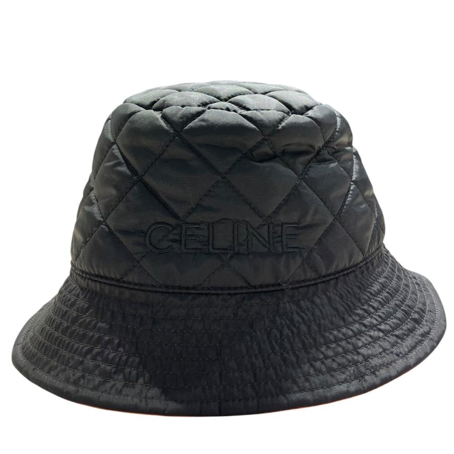 CELINE セリーヌ バケットハット 2AUB0495M ブラック サイズ：M