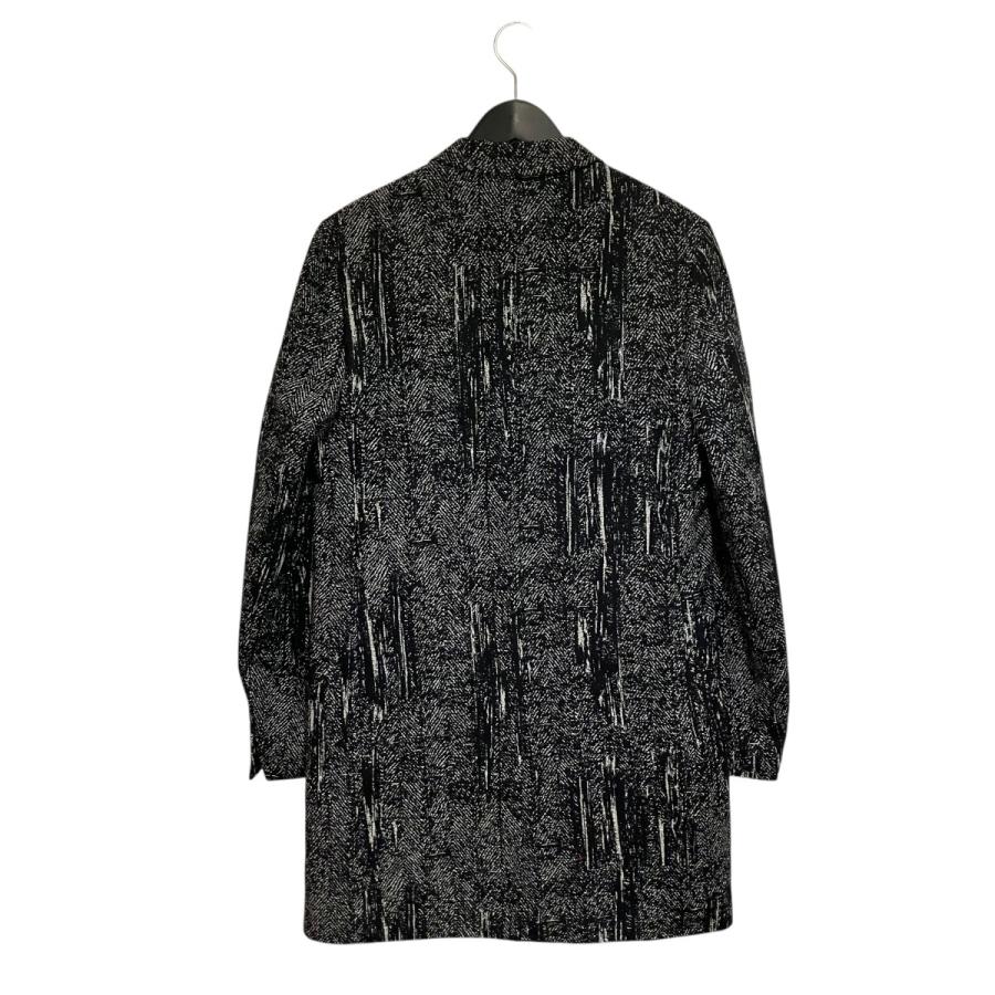 【値下げ】Dior Homme 17AW 総柄チェスターコート 733C320A4041 ブラック サイズ：46 (静岡パルコ店)の画像