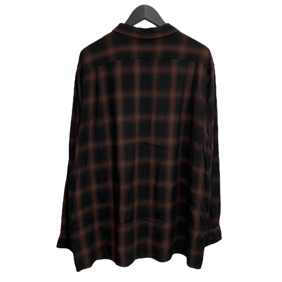COMOLI コモリ 24SS チェックシャツ Z01020005 ブラック COMOLI コモリ 24SS チェックシャツ Z01020005 ブラック