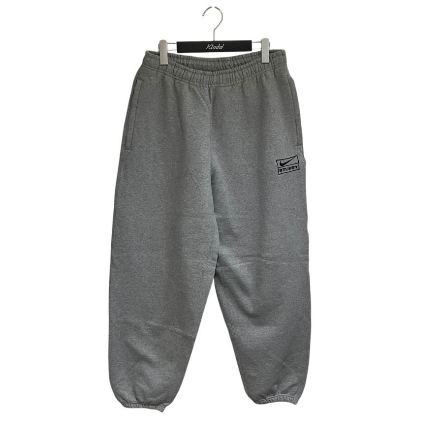 STUSSY×NIKEグレー スウェットパンツ Stussy x Nike Fleece Pants 