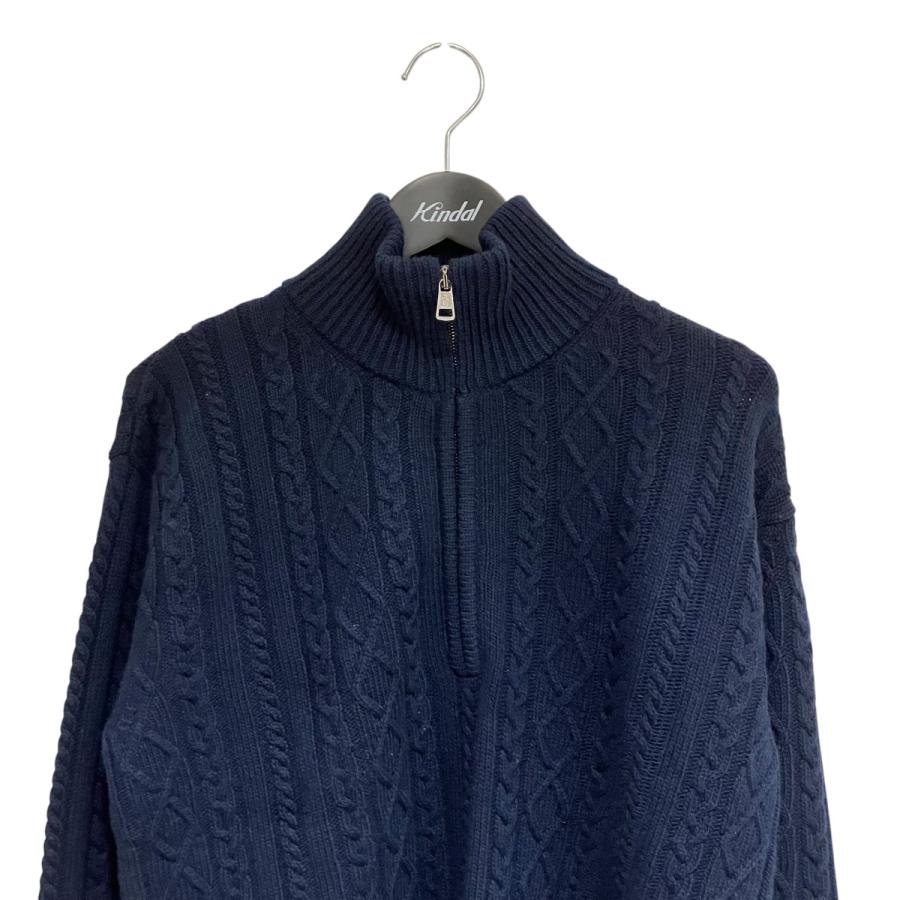 MONCLER（モンクレール） 【値下げ】MONCLER ケーブル編ハーフジップ