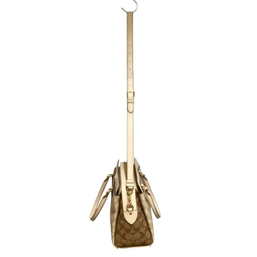 【値下げ】COACH ダーシー キャリーオール・ブロックド シグネチャー キャンバス 2WAYバッグ N2L2379-CH286 ベージュ サイズ：記_1