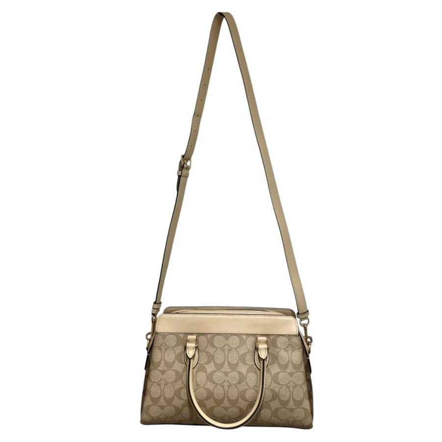 【値下げ】COACH ダーシー キャリーオール・ブロックド シグネチャー キャンバス 2WAYバッグ N2L2379-CH286 ベージュ サイズ：記_2