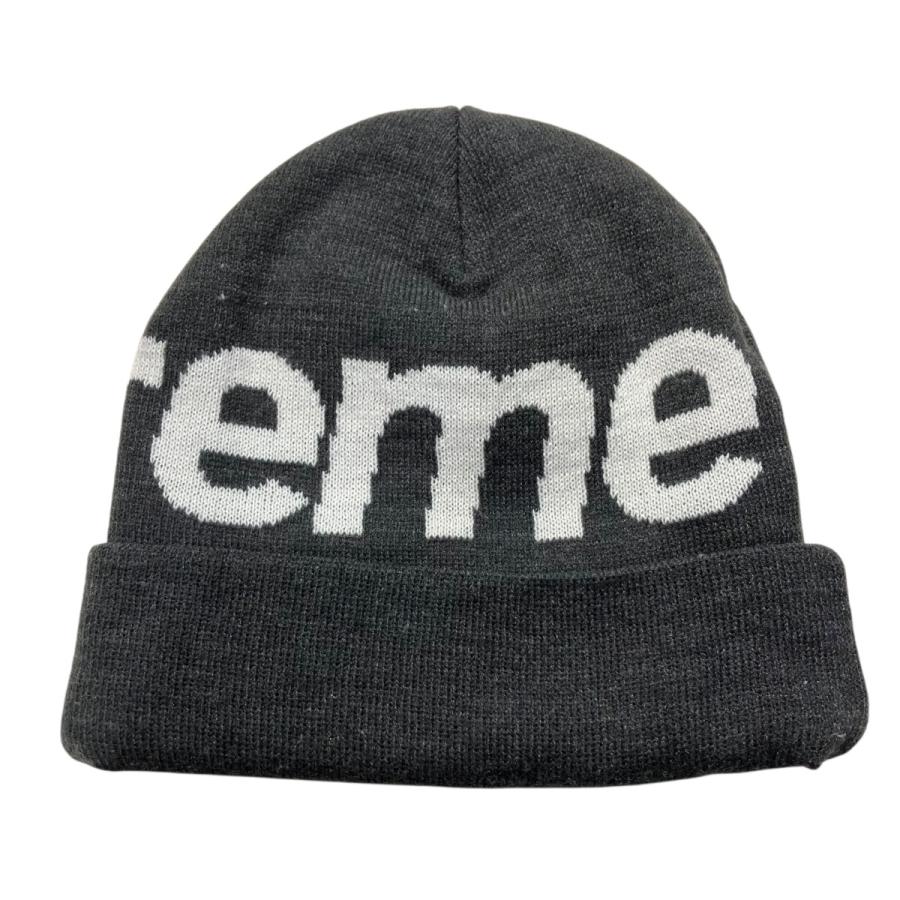 Supreme シュプリーム Big Logo Beanie ニット帽 グレー サイズ