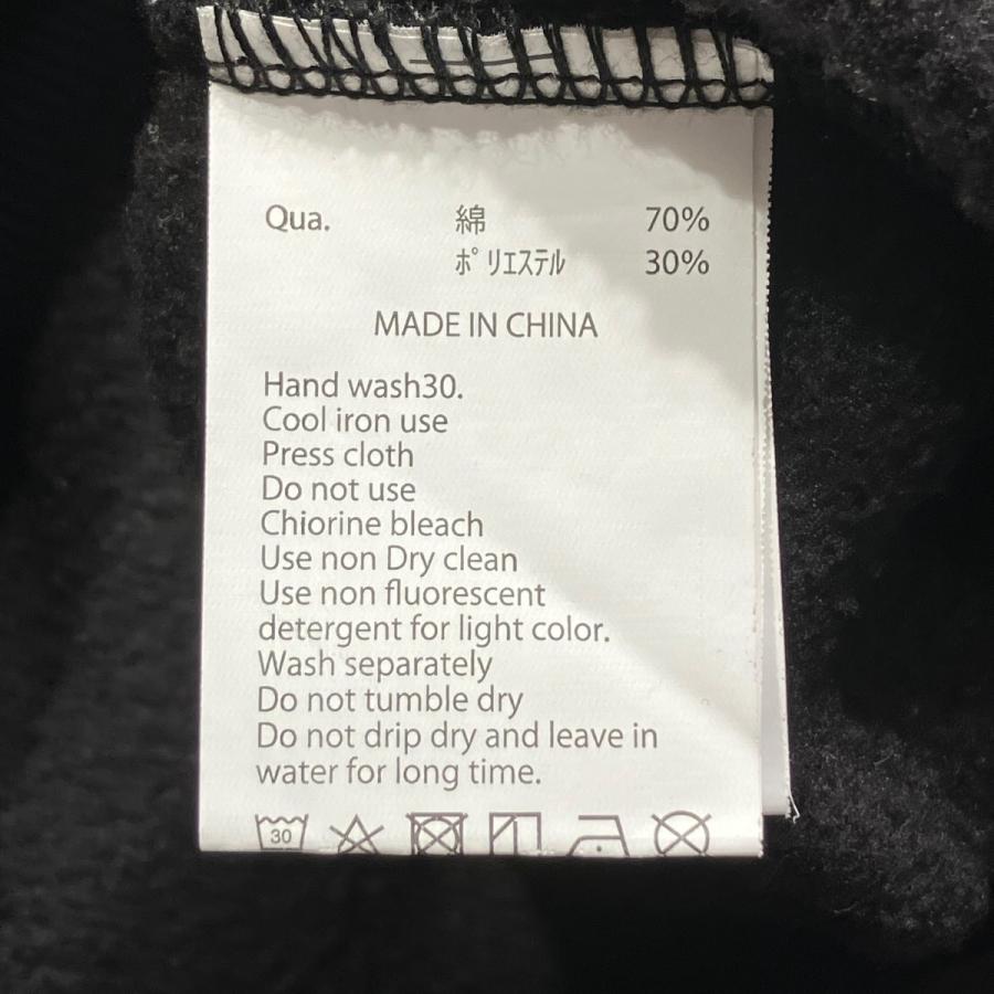 【即完売モデル】FR2★センター刺繍ロゴ入りパーカー 定番カラー L ブラック 港限定】FR2 センター刺繍ロゴ パーカー バックプリント Lサイズ相当